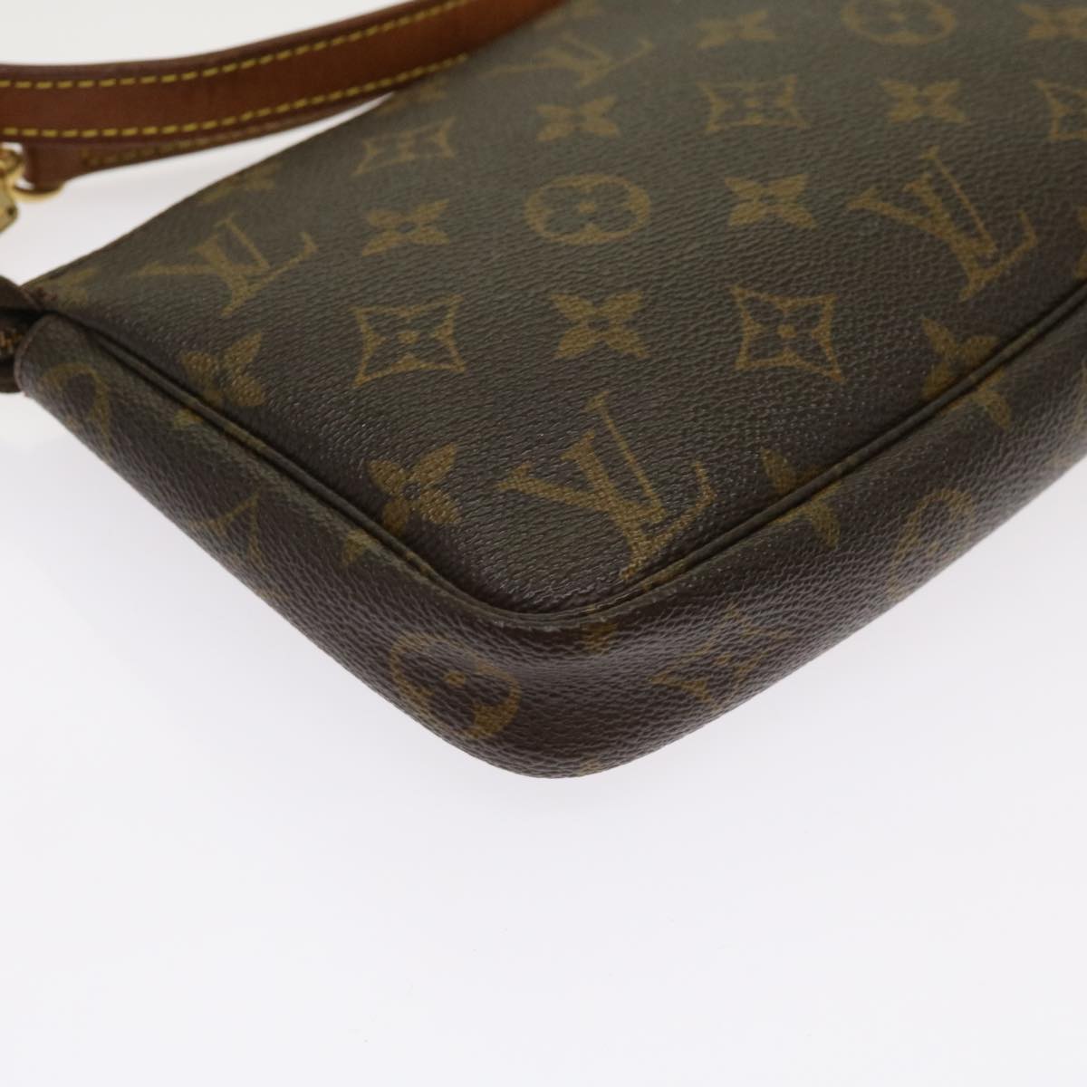 LOUIS VUITTON Monogram Pochette Accessoires Pouch M51980 LV 64184
