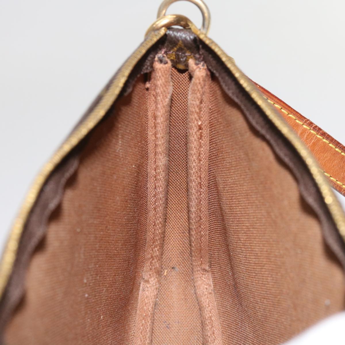 LOUIS VUITTON Monogram Pochette Accessoires Pouch M51980 LV 64184
