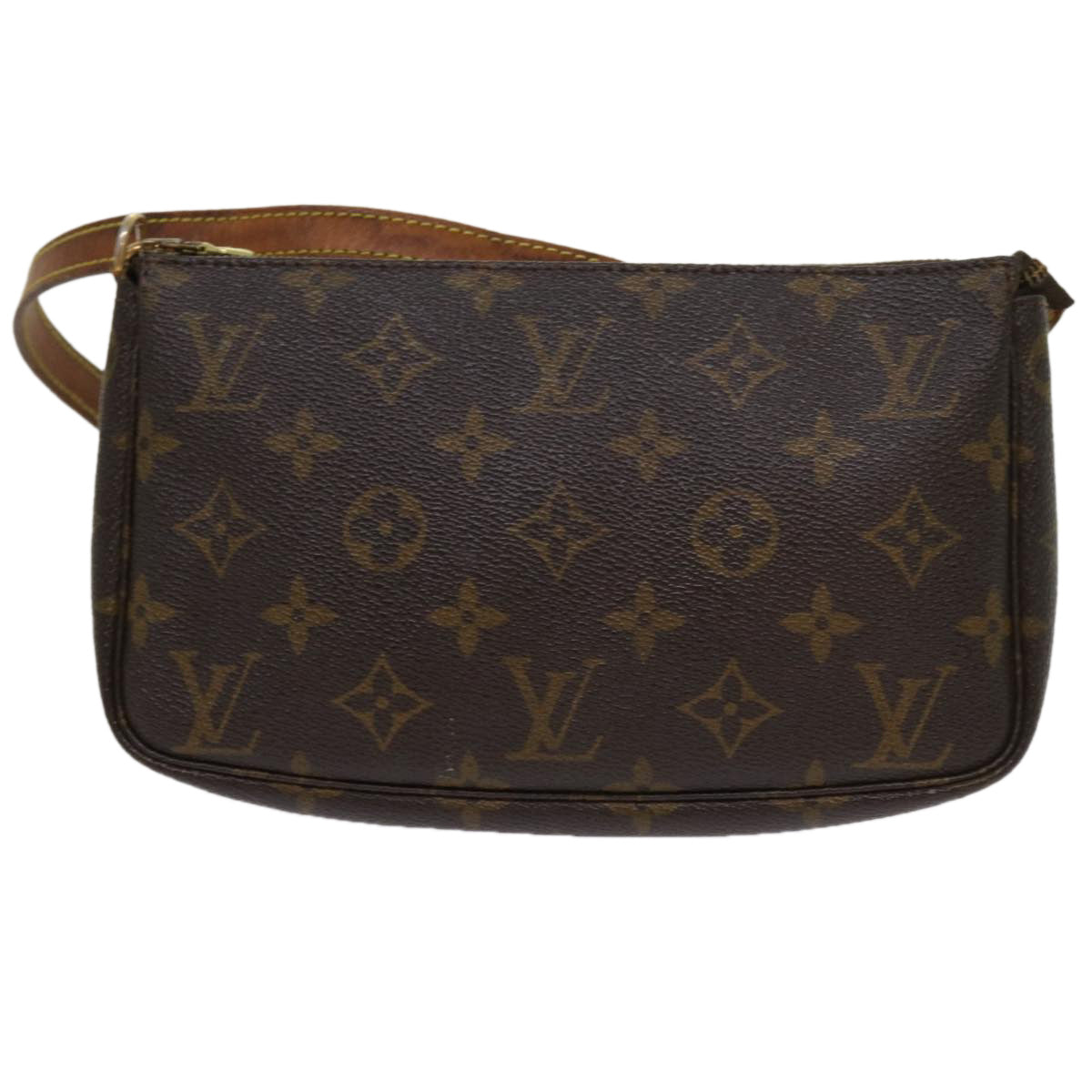 LOUIS VUITTON Monogram Pochette Accessoires Pouch M51980 LV 64184