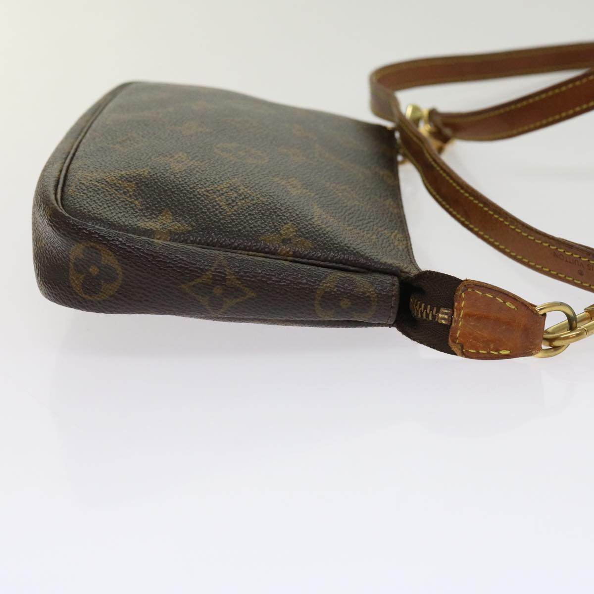 LOUIS VUITTON Monogram Pochette Accessoires Pouch M51980 LV 64184
