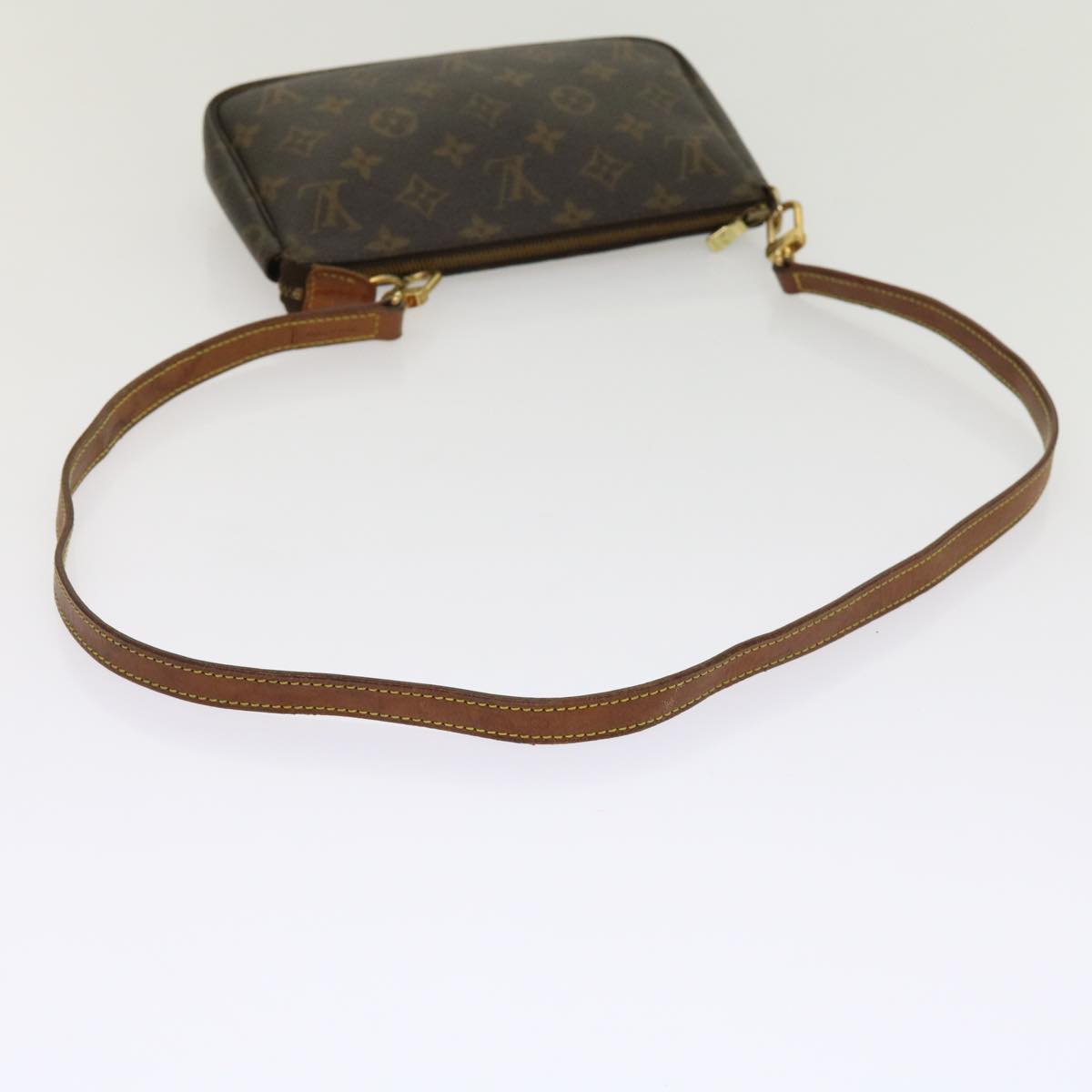 LOUIS VUITTON Monogram Pochette Accessoires Pouch M51980 LV 64184