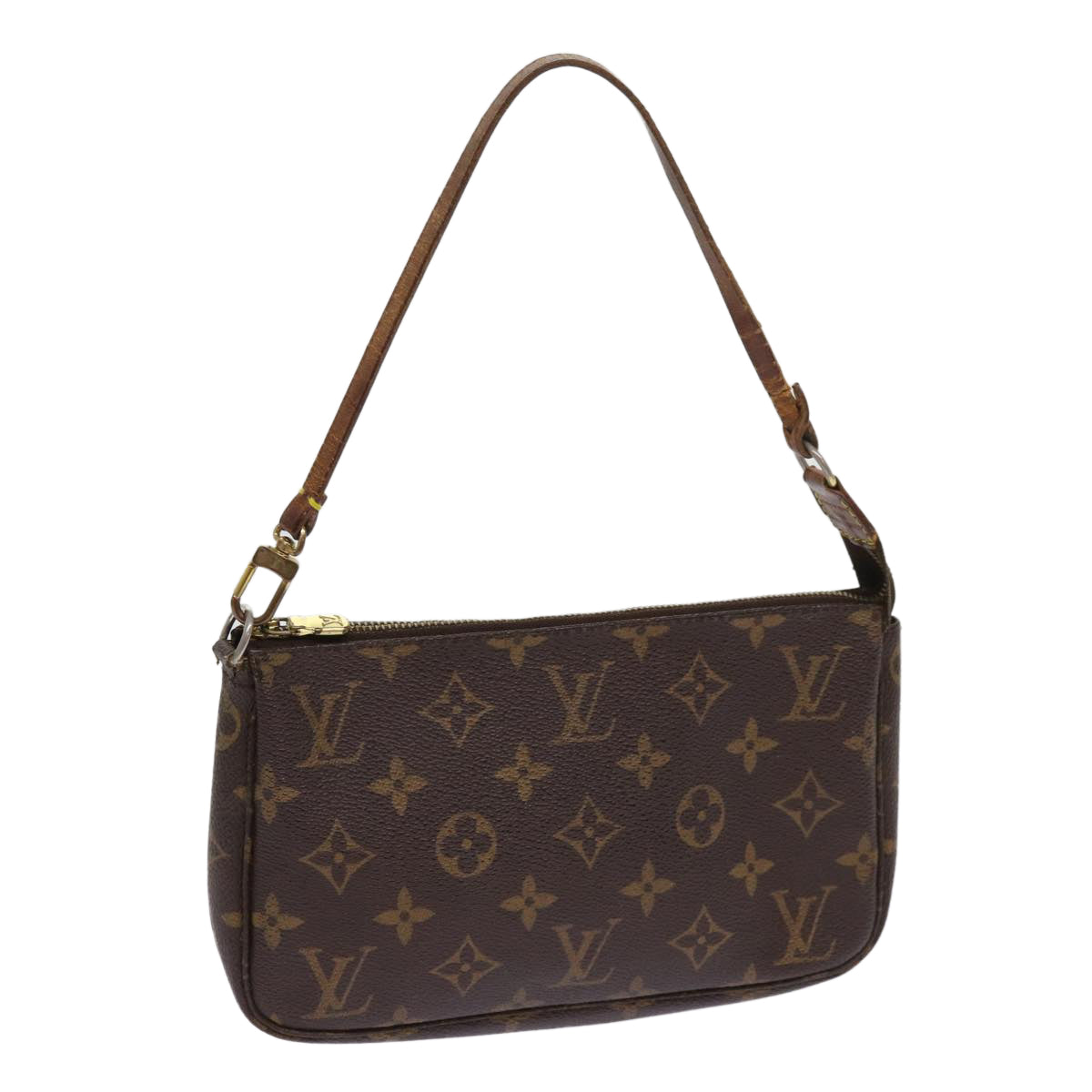 LOUIS VUITTON Monogram Pochette Accessoires Pouch M51980 LV 64186