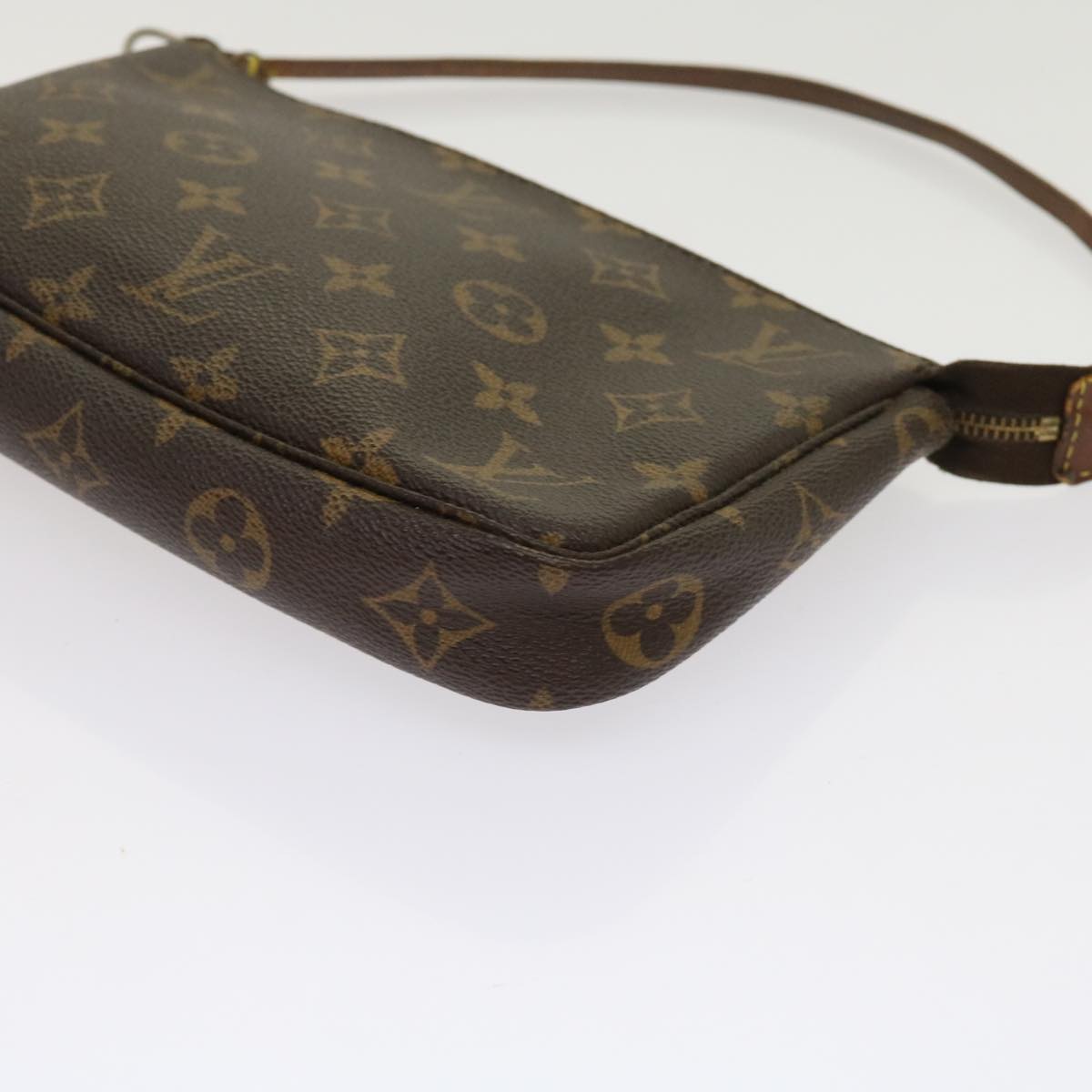 LOUIS VUITTON Monogram Pochette Accessoires Pouch M51980 LV 64186