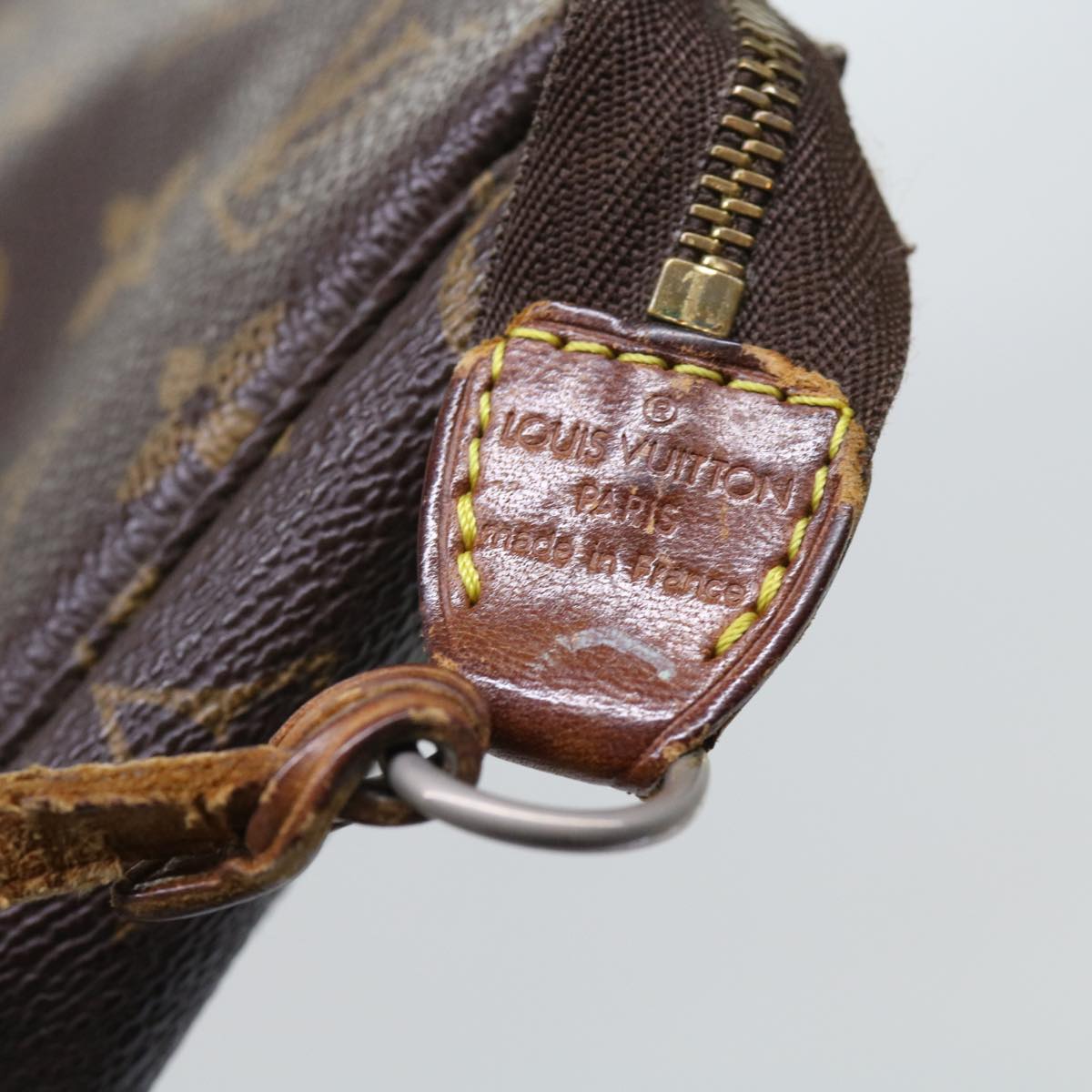 LOUIS VUITTON Monogram Pochette Accessoires Pouch M51980 LV 64186