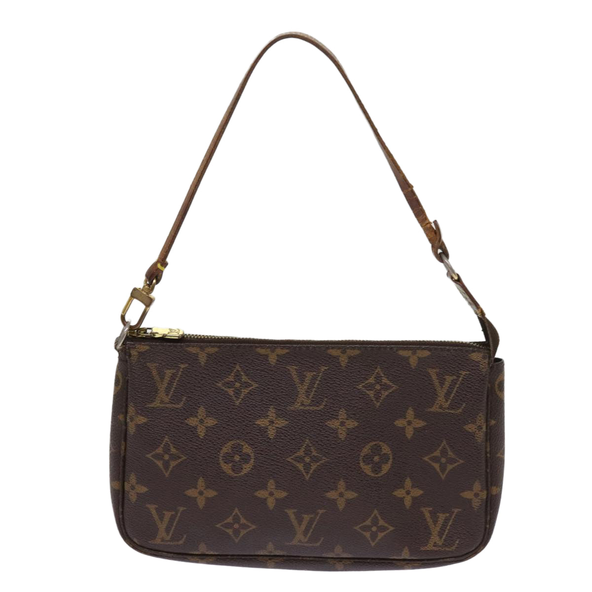 LOUIS VUITTON Monogram Pochette Accessoires Pouch M51980 LV 64186