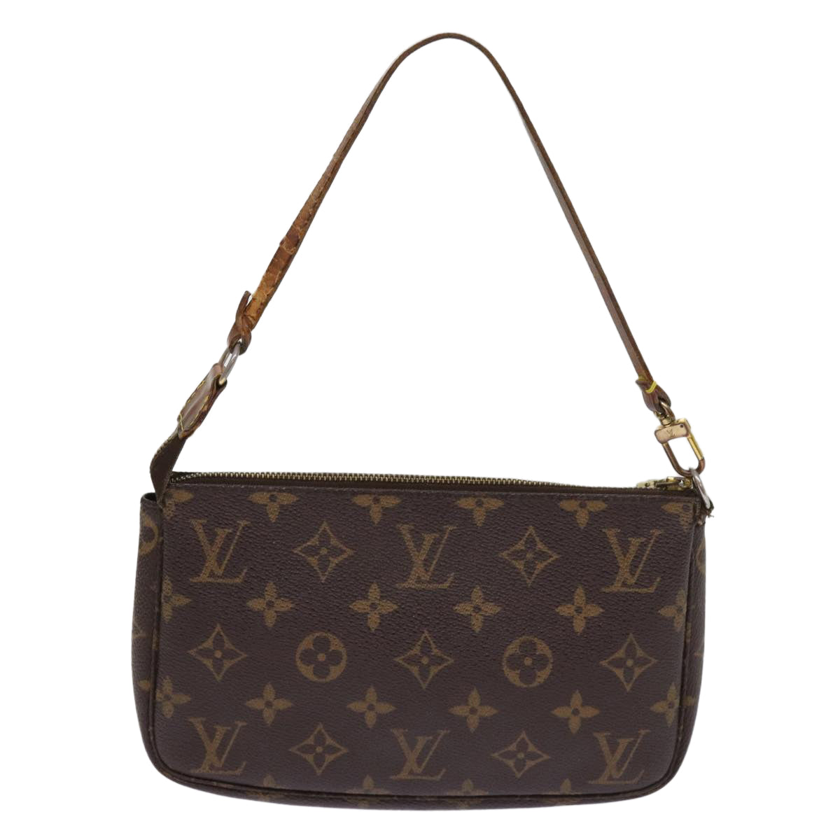 LOUIS VUITTON Monogram Pochette Accessoires Pouch M51980 LV 64186