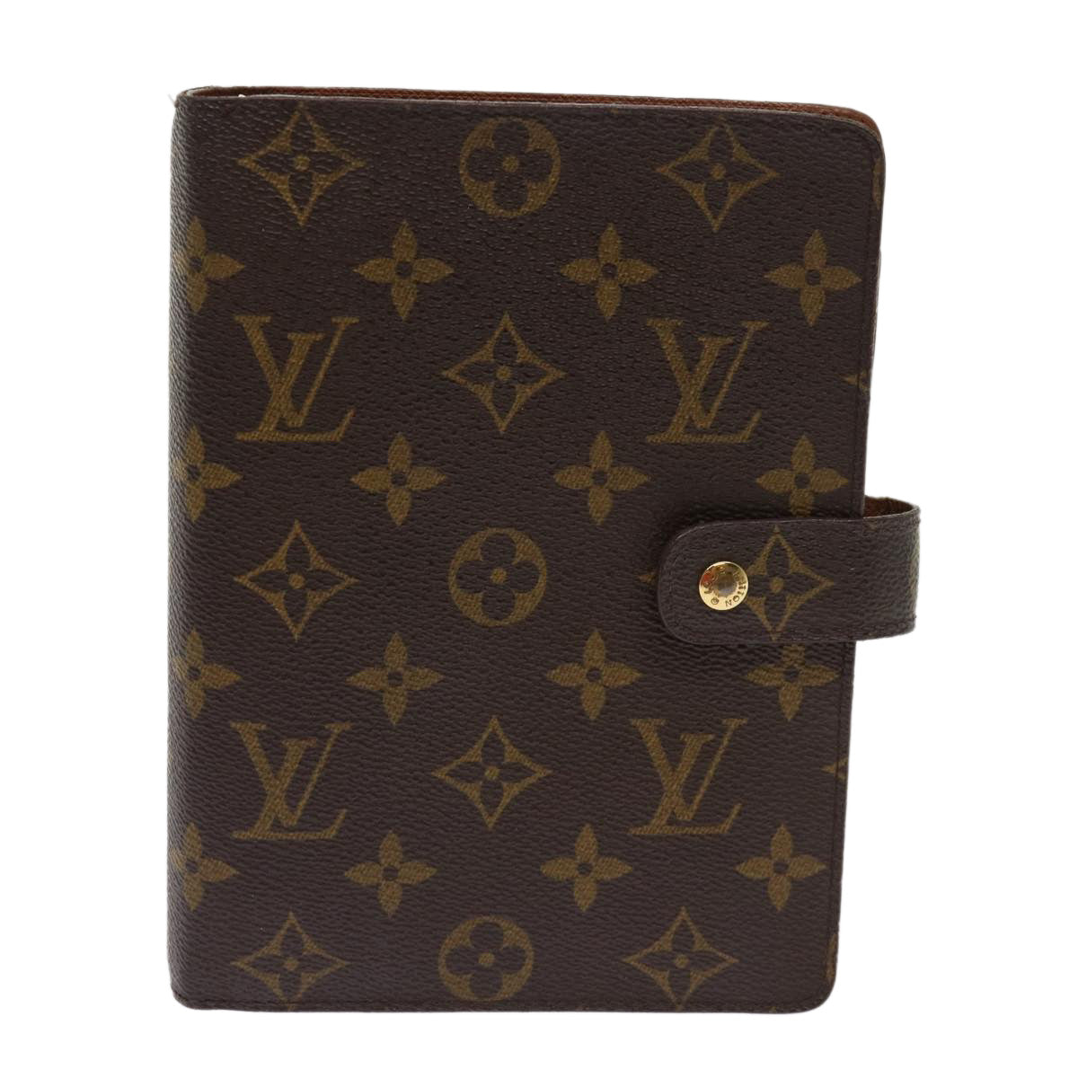 LOUIS VUITTON Monogram Agenda MM Day Planner Cover R20105 LV 64189