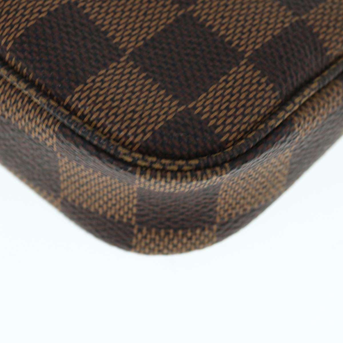LOUIS VUITTON Damier Ebene Mini Pochette Accessoires Pouch N58009 LV 64190