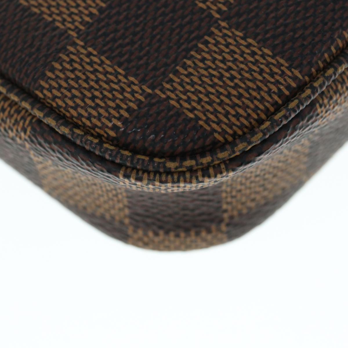 LOUIS VUITTON Damier Ebene Mini Pochette Accessoires Pouch N58009 LV 64190