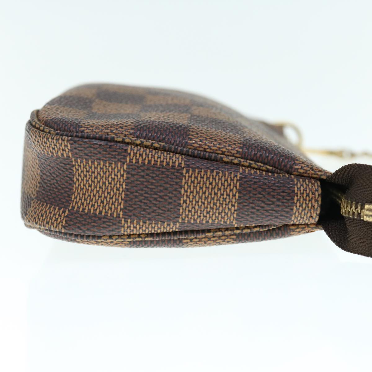 LOUIS VUITTON Damier Ebene Mini Pochette Accessoires Pouch N58009 LV 64190