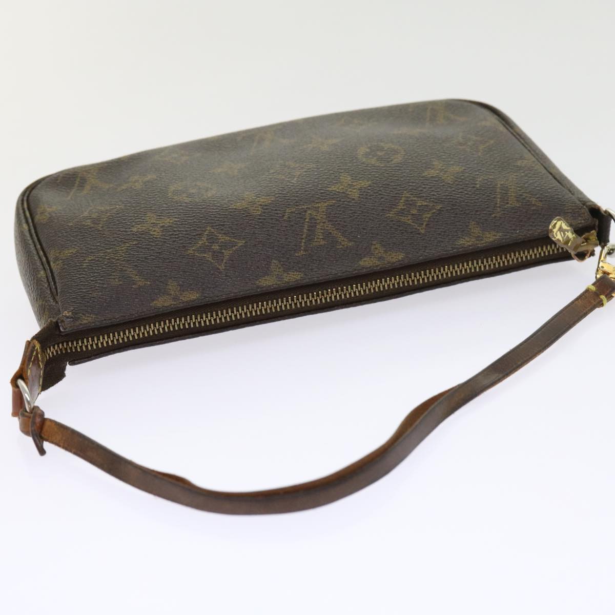LOUIS VUITTON Monogram Pochette Accessoires Pouch M51980 LV 64192