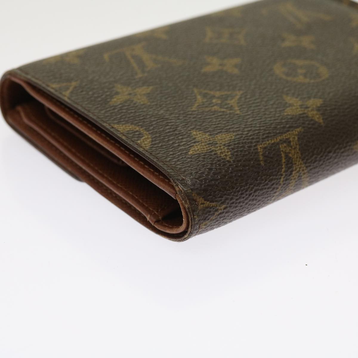 LOUIS VUITTON Monogram Porte Tresor Etui Papie Wallet M61202 LV 64200