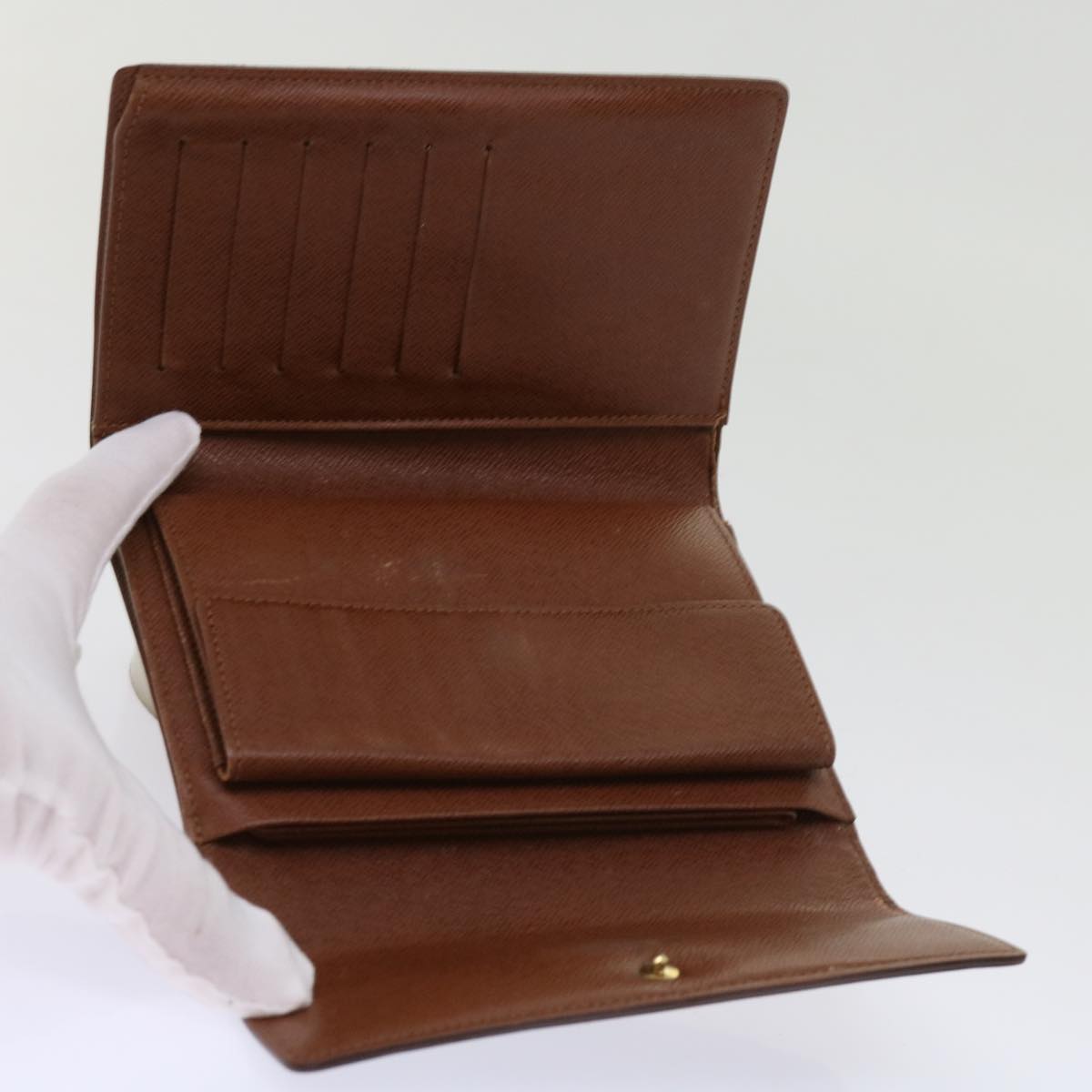 LOUIS VUITTON Monogram Porte Tresor Etui Papie Wallet M61202 LV 64200