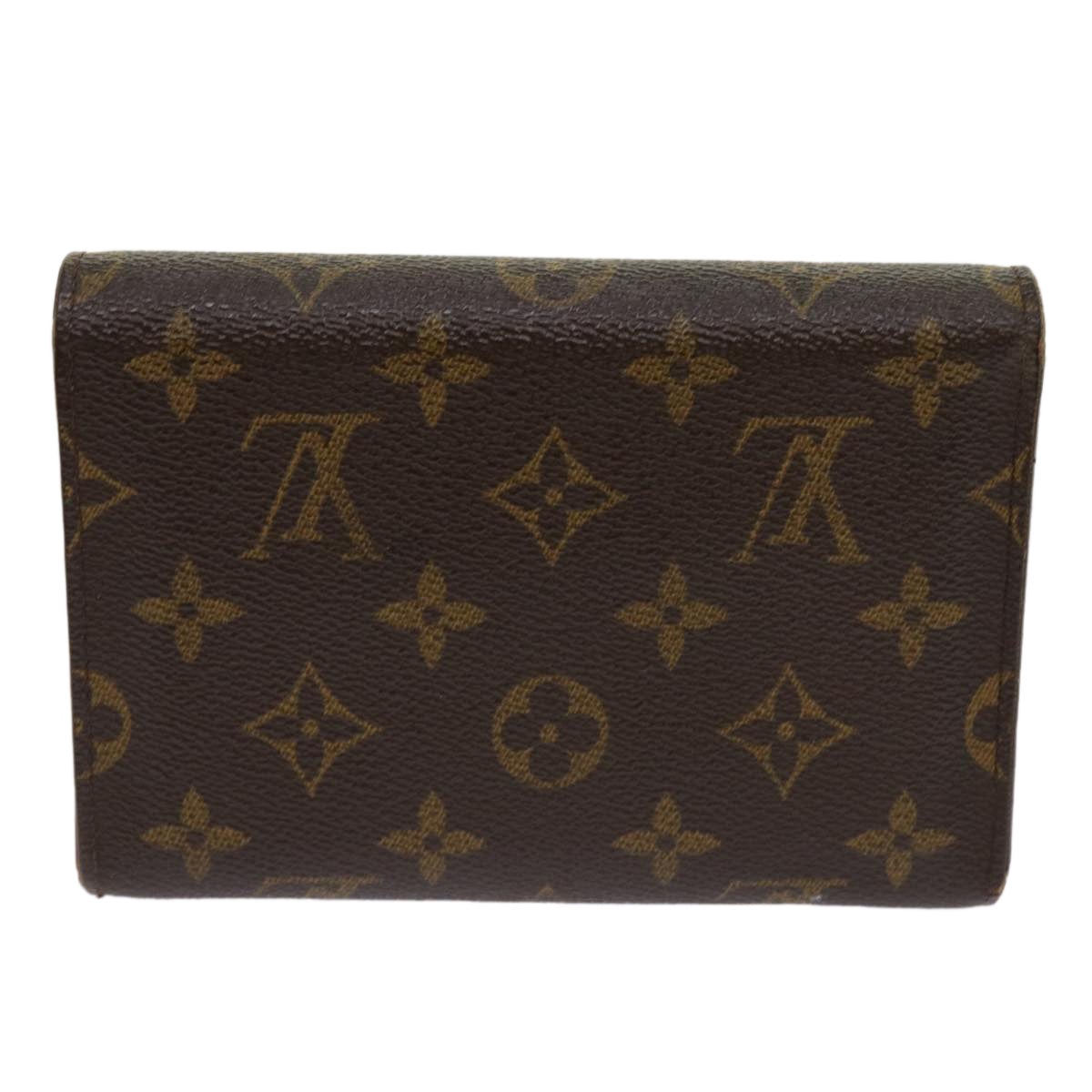LOUIS VUITTON Monogram Porte Tresor Etui Papie Wallet M61202 LV 64200