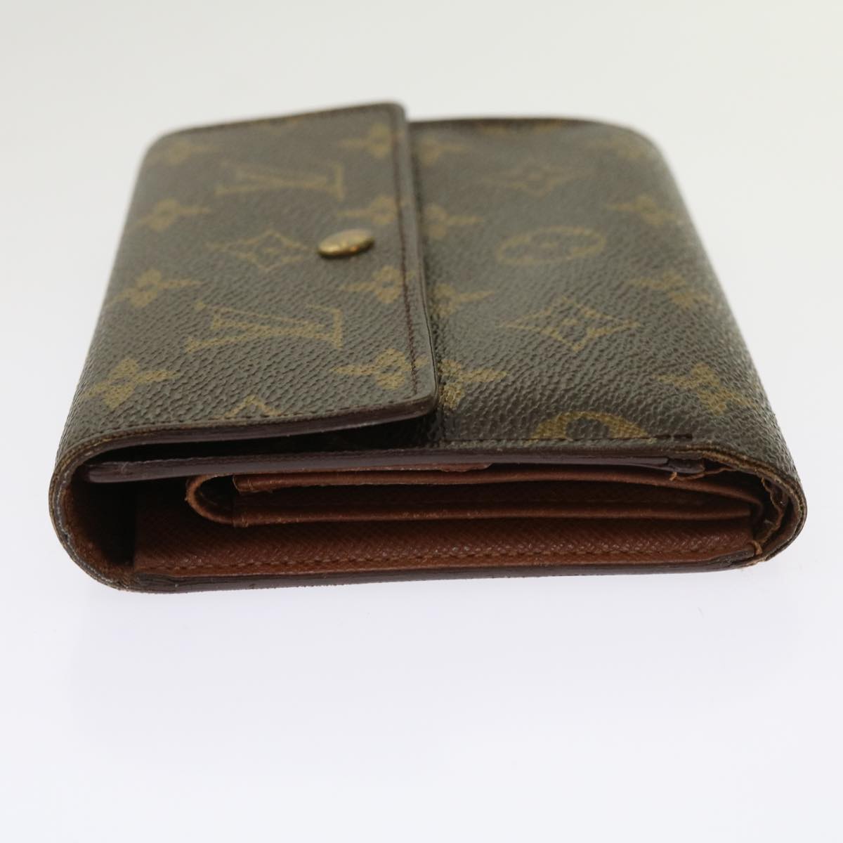 LOUIS VUITTON Monogram Porte Tresor Etui Papie Wallet M61202 LV 64200