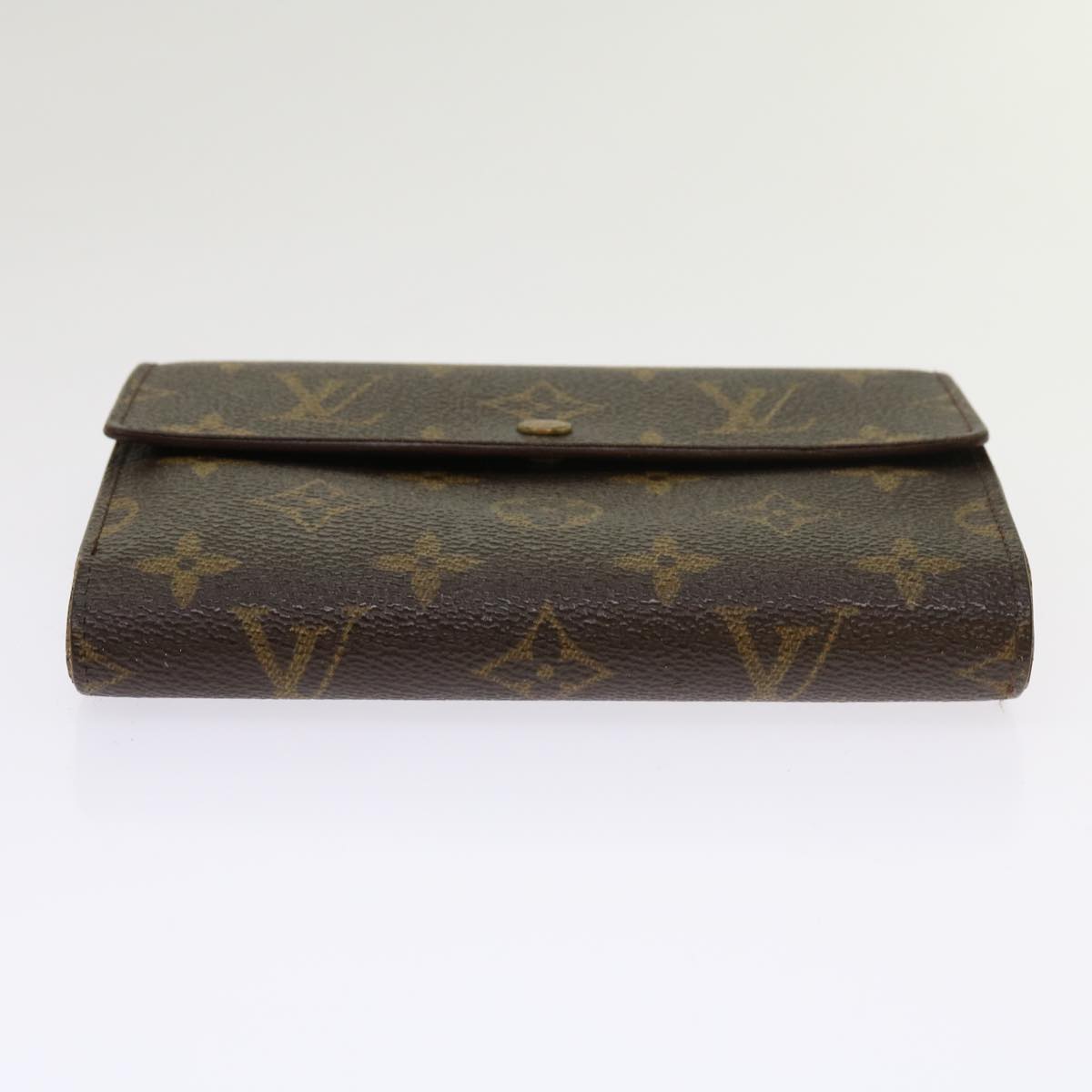 LOUIS VUITTON Monogram Porte Tresor Etui Papie Wallet M61202 LV 64200