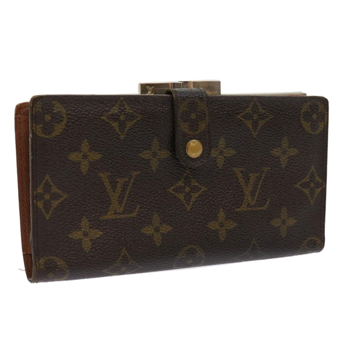 LOUIS VUITTON Monogram Continental Clutch Wallet T61217 LV 64207