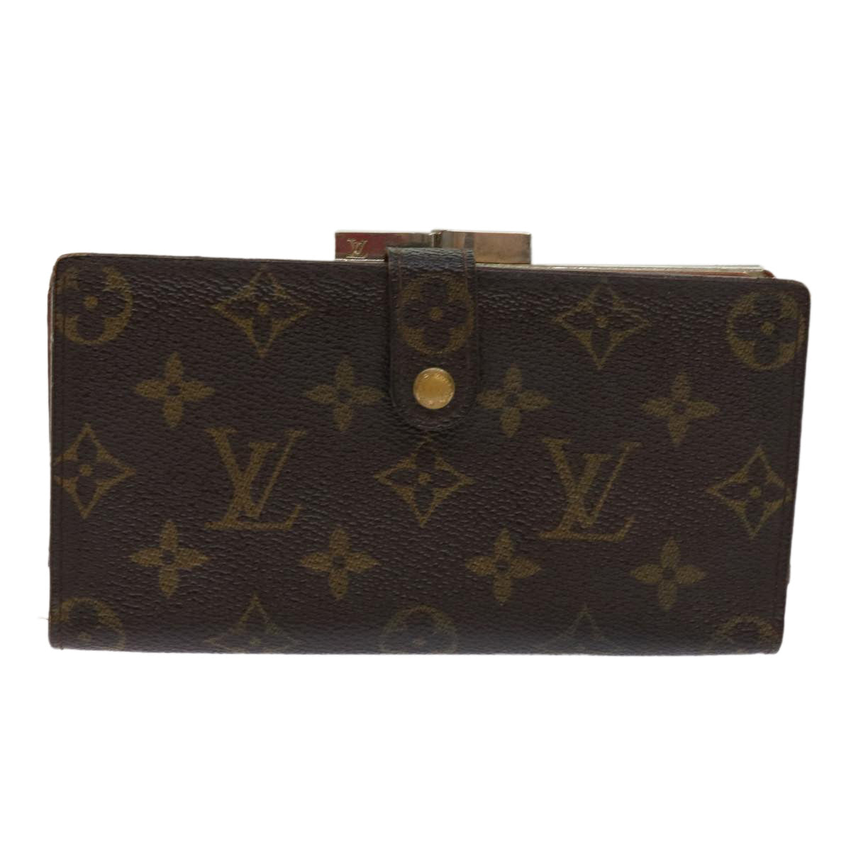 LOUIS VUITTON Monogram Continental Clutch Wallet T61217 LV 64207