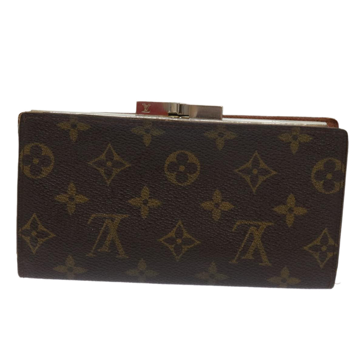 LOUIS VUITTON Monogram Continental Clutch Wallet T61217 LV 64207
