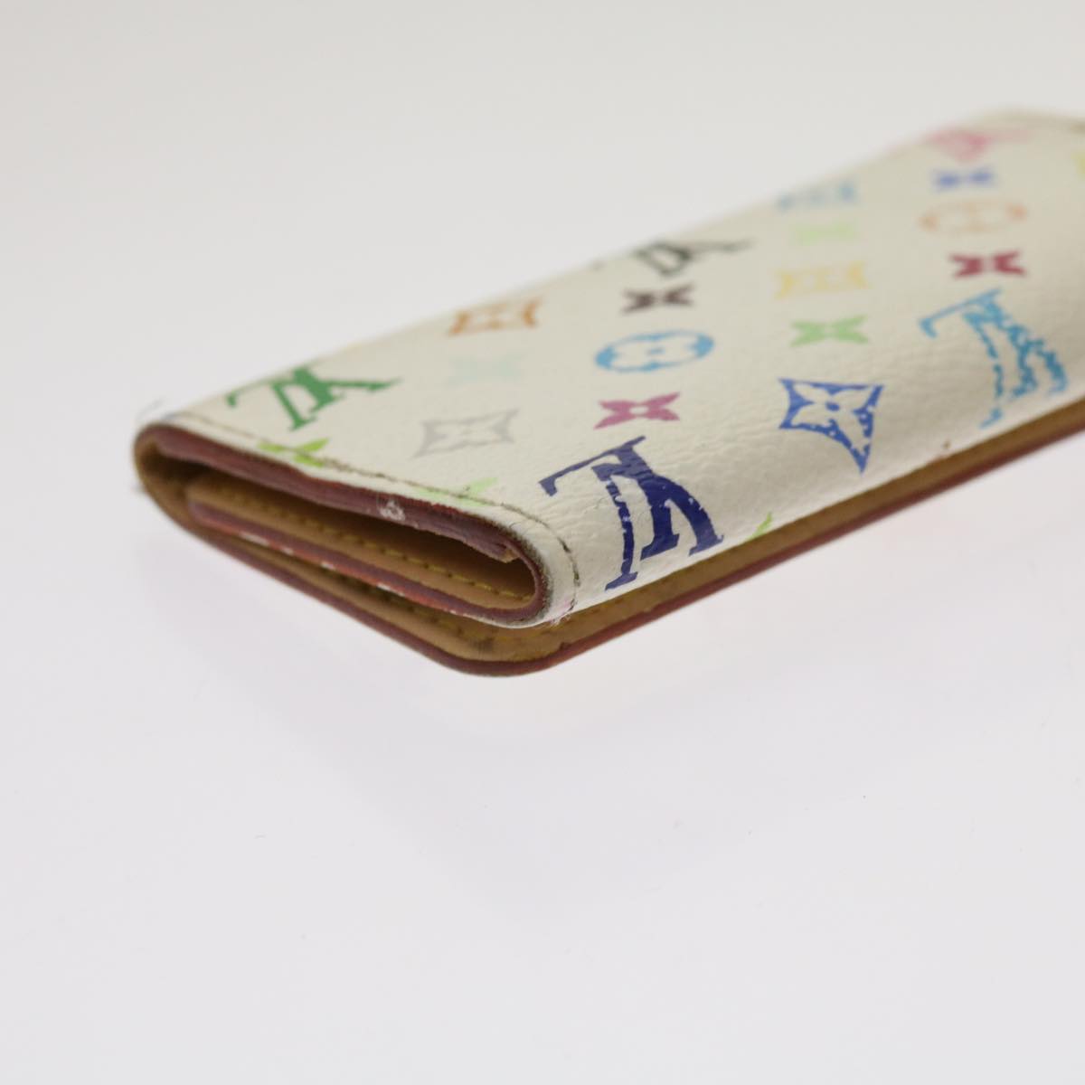 LOUIS VUITTON Monogram Multicolor Multi Cles 4 Keys Case White M60043 64211