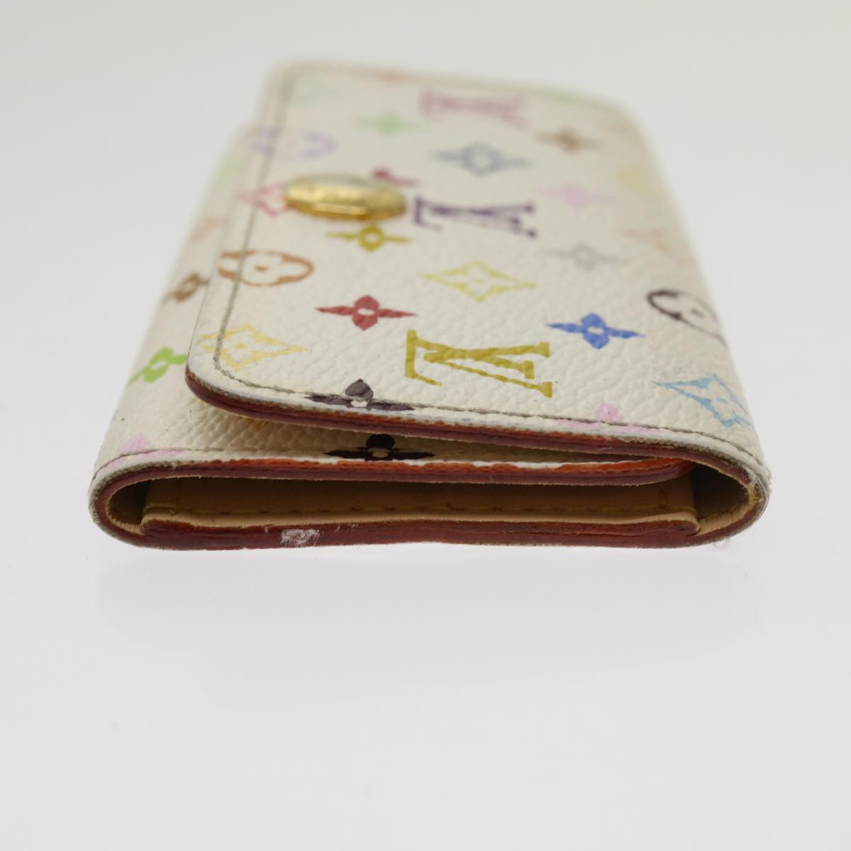 LOUIS VUITTON Monogram Multicolor Multi Cles 4 Keys Case White M60043 64211