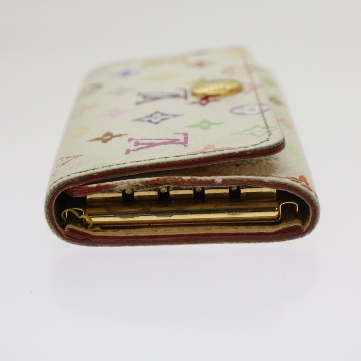 LOUIS VUITTON Monogram Multicolor Multi Cles 4 Keys Case White M60043 64211