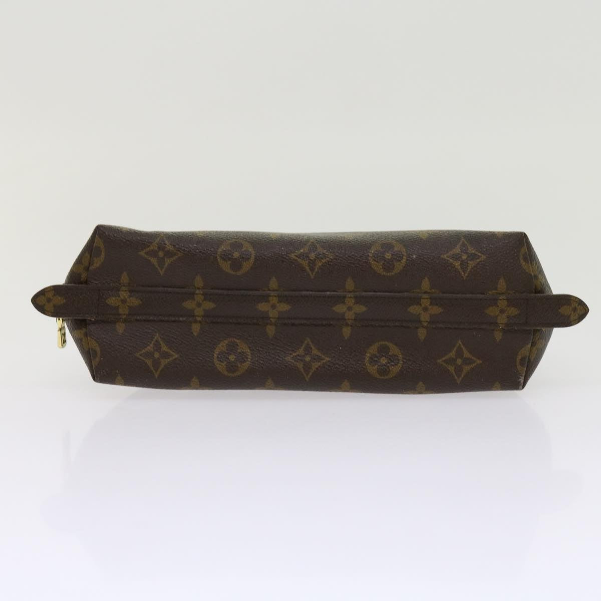 LOUIS VUITTON Monogram Trousse Demi Ronde Cosmetic Pouch M47520 LV 64212
