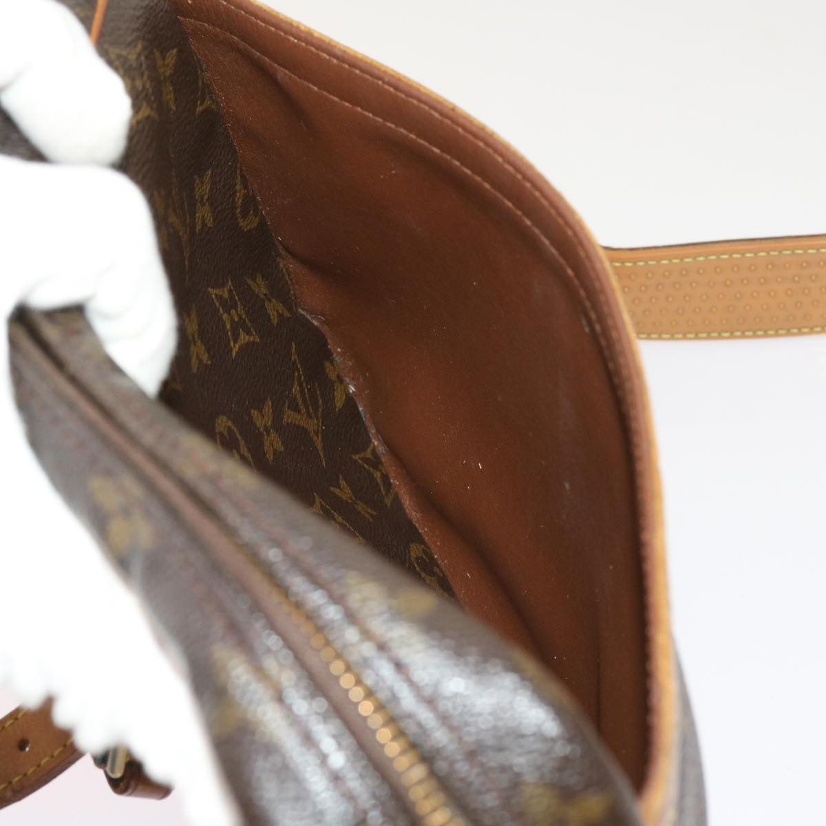 LOUIS VUITTON Monogram Jeune Fille MM Shoulder Bag M51226 LV 64234