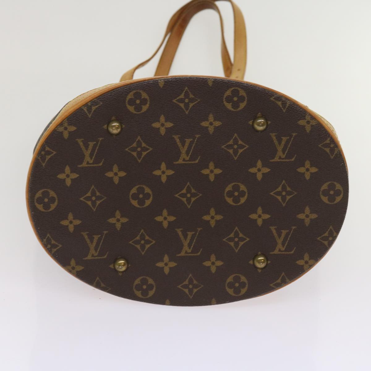 LOUIS VUITTON Monogram Bucket GM Shoulder Bag M42236 LV 64243