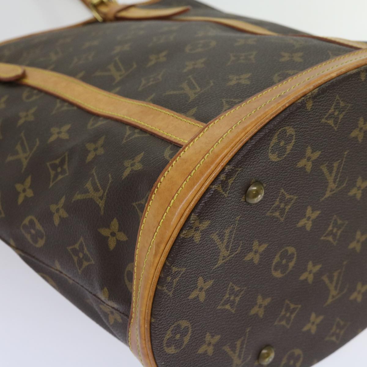 LOUIS VUITTON Monogram Bucket GM Shoulder Bag M42236 LV 64243
