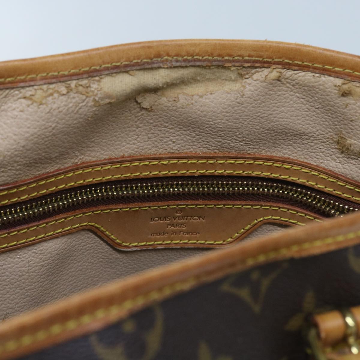 LOUIS VUITTON Monogram Bucket GM Shoulder Bag M42236 LV 64243