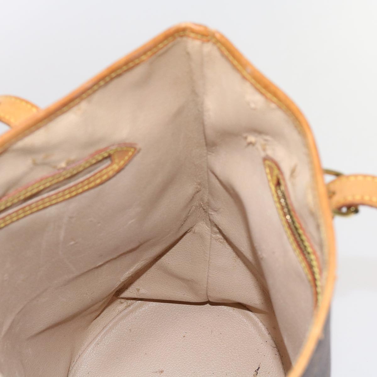 LOUIS VUITTON Monogram Bucket GM Shoulder Bag M42236 LV 64243