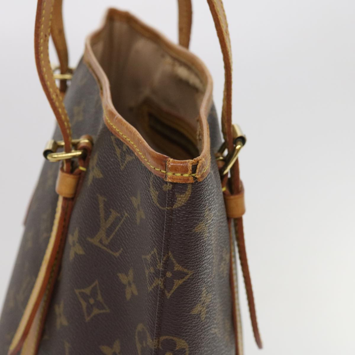 LOUIS VUITTON Monogram Bucket GM Shoulder Bag M42236 LV 64243