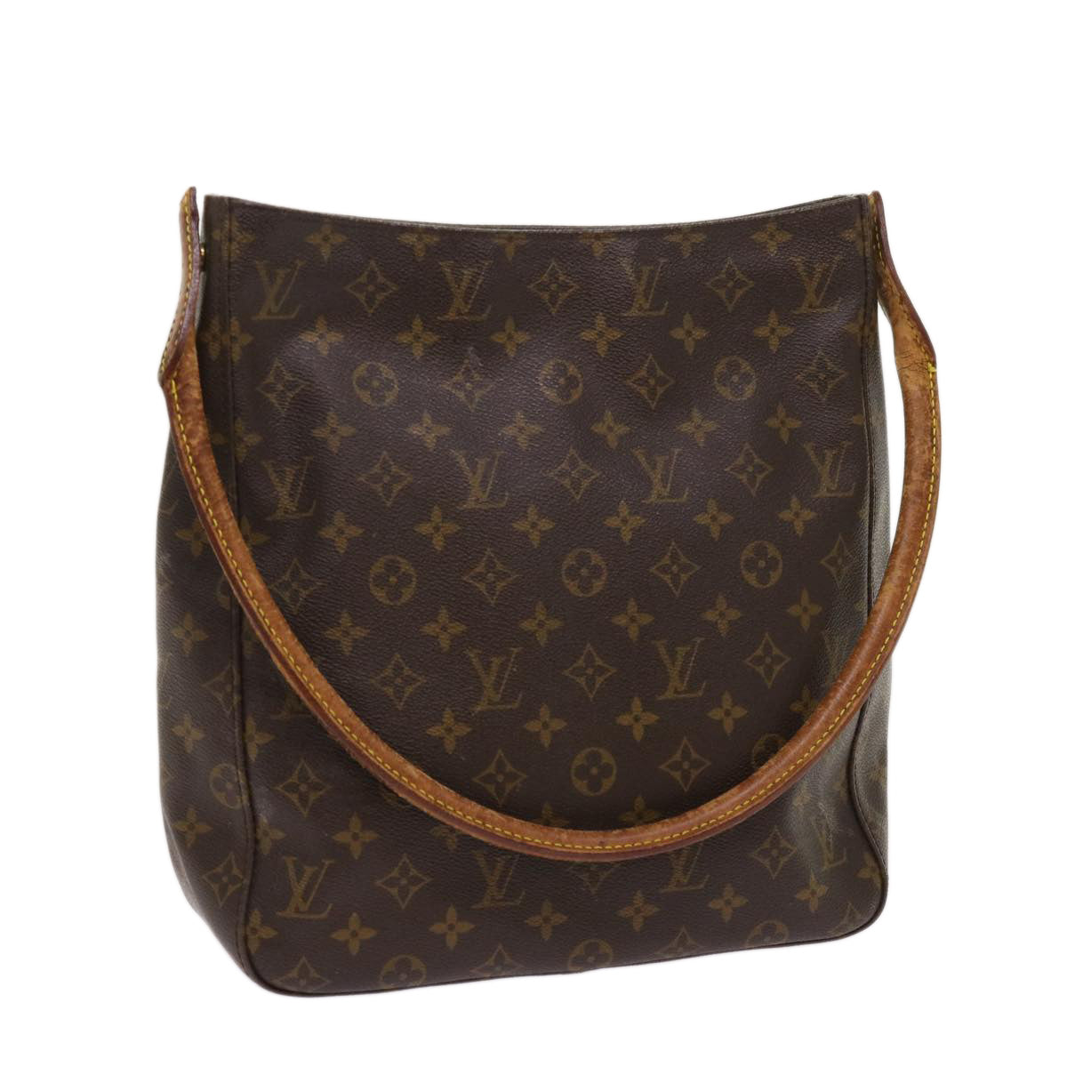 LOUIS VUITTON Monogram Looping GM Shoulder Bag M51145 LV 64252