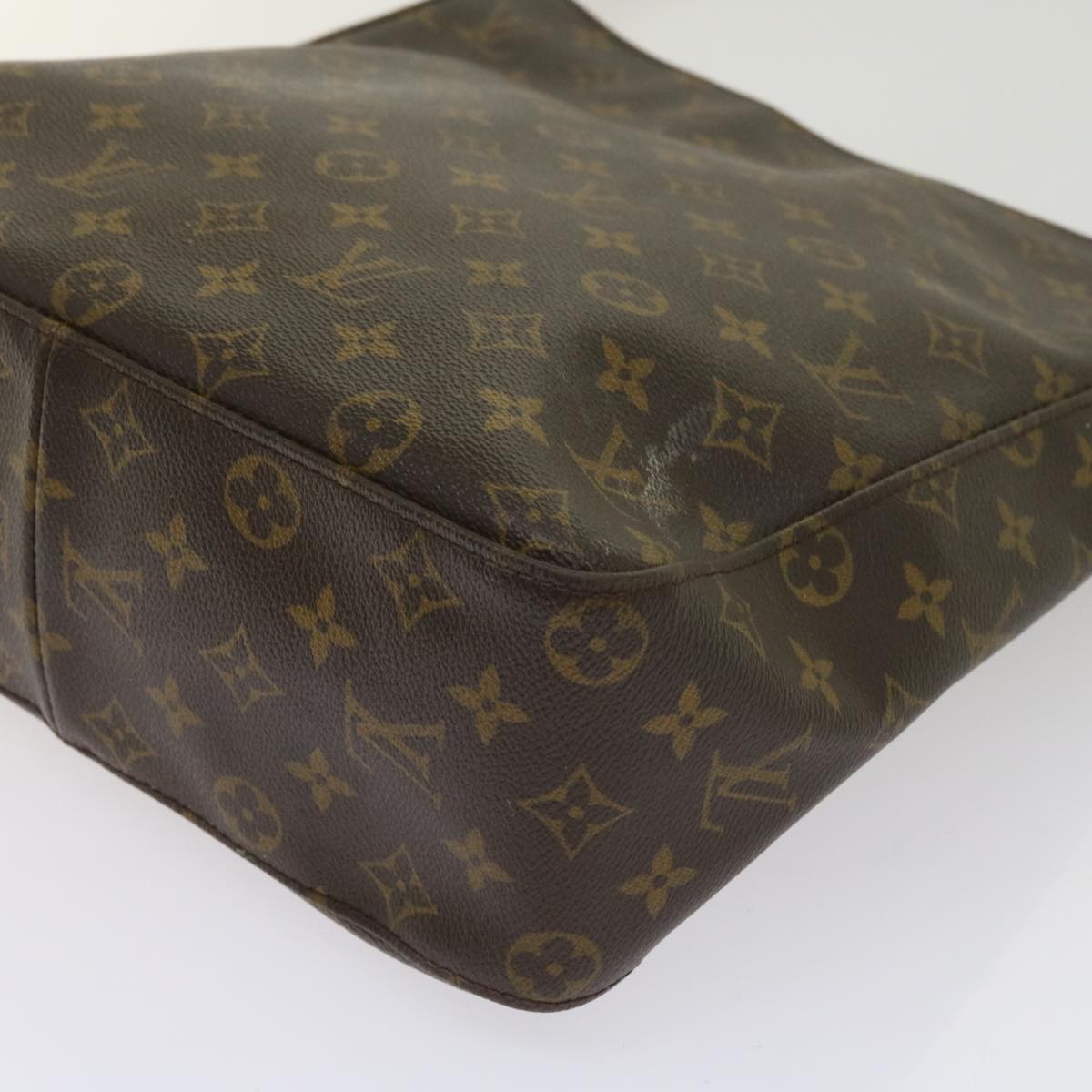 LOUIS VUITTON Monogram Looping GM Shoulder Bag M51145 LV 64252