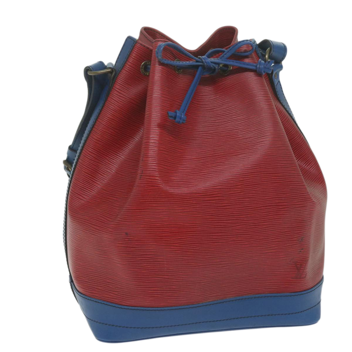 LOUIS VUITTON Epi Noe Shoulder Bag Bicolor Red Blue M44084 LV 64257