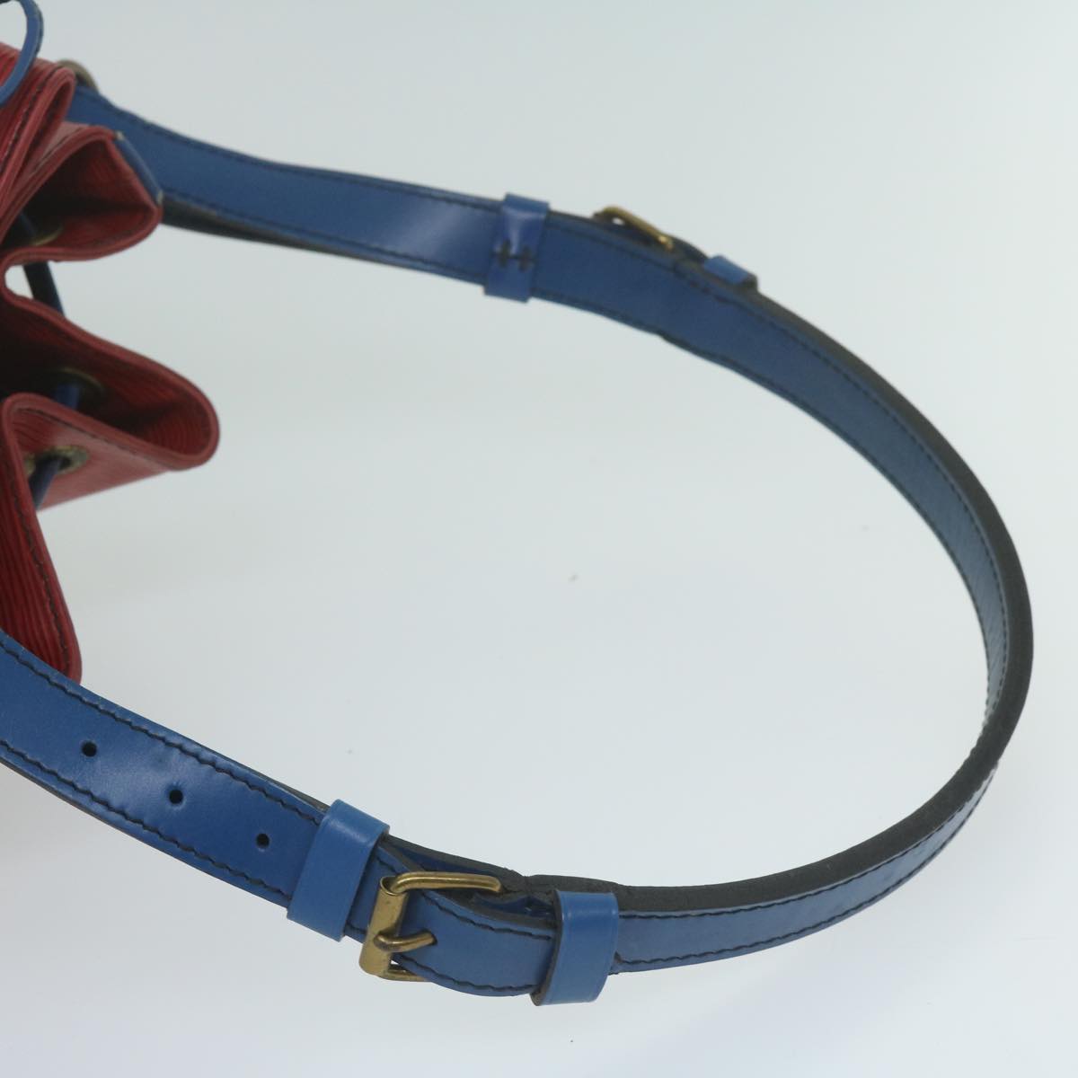LOUIS VUITTON Epi Noe Shoulder Bag Bicolor Red Blue M44084 LV 64257