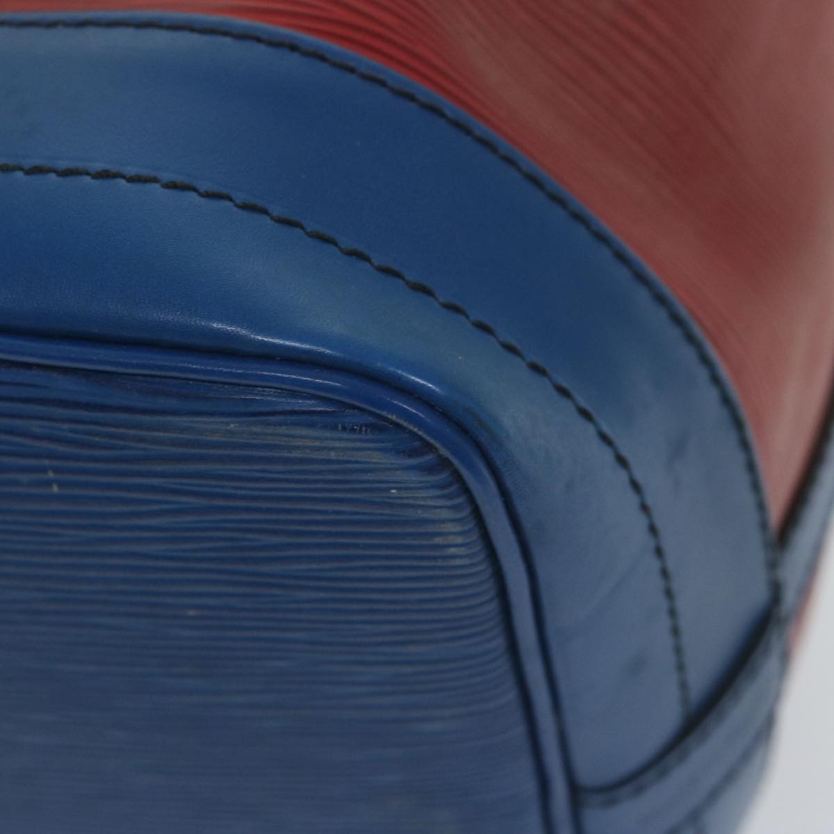 LOUIS VUITTON Epi Noe Shoulder Bag Bicolor Red Blue M44084 LV 64257