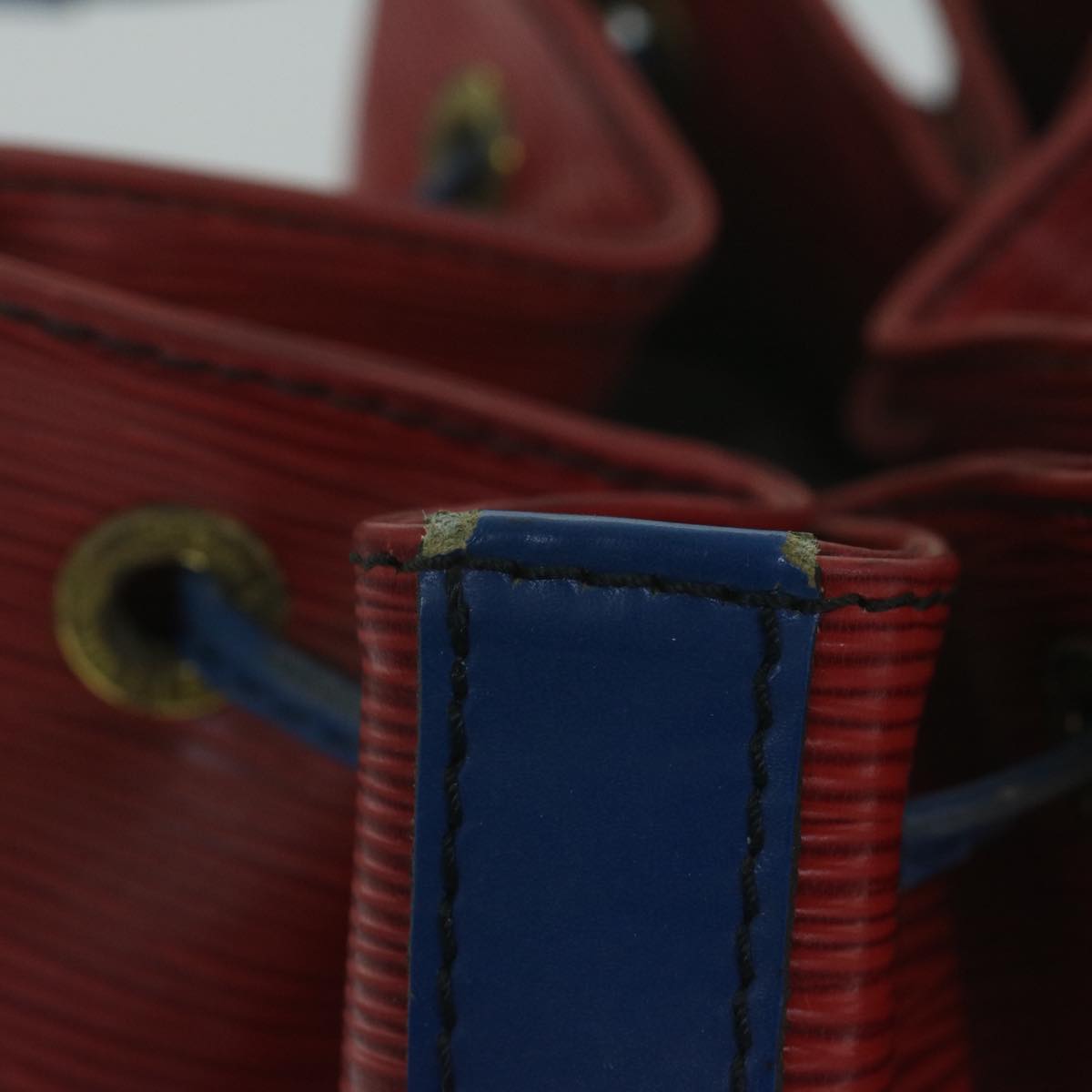 LOUIS VUITTON Epi Noe Shoulder Bag Bicolor Red Blue M44084 LV 64257