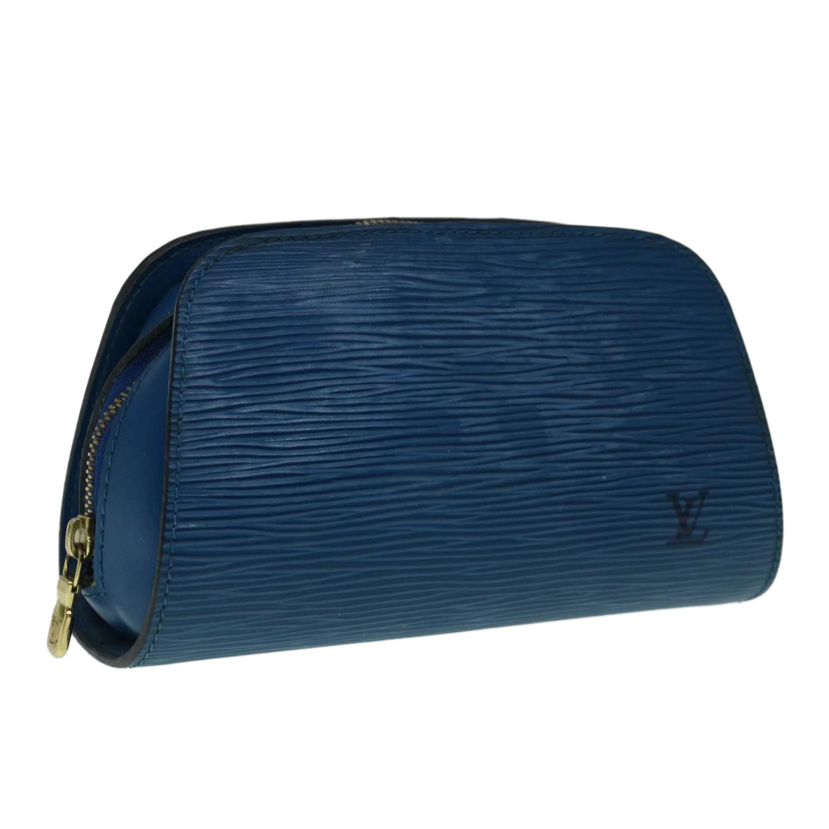 LOUIS VUITTON Epi Dauphine PM Pouch Blue M48445 LV 64292