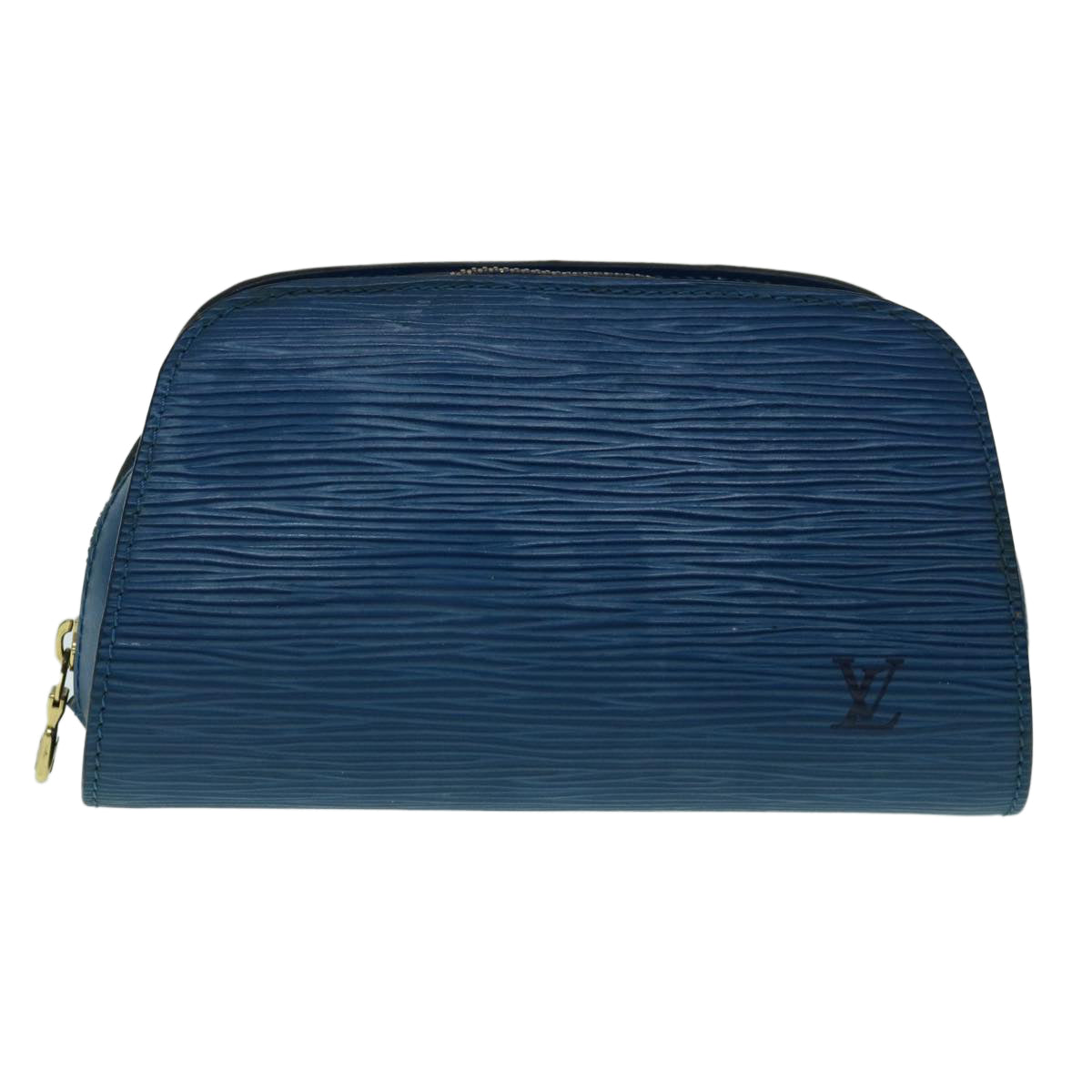 LOUIS VUITTON Epi Dauphine PM Pouch Blue M48445 LV 64292
