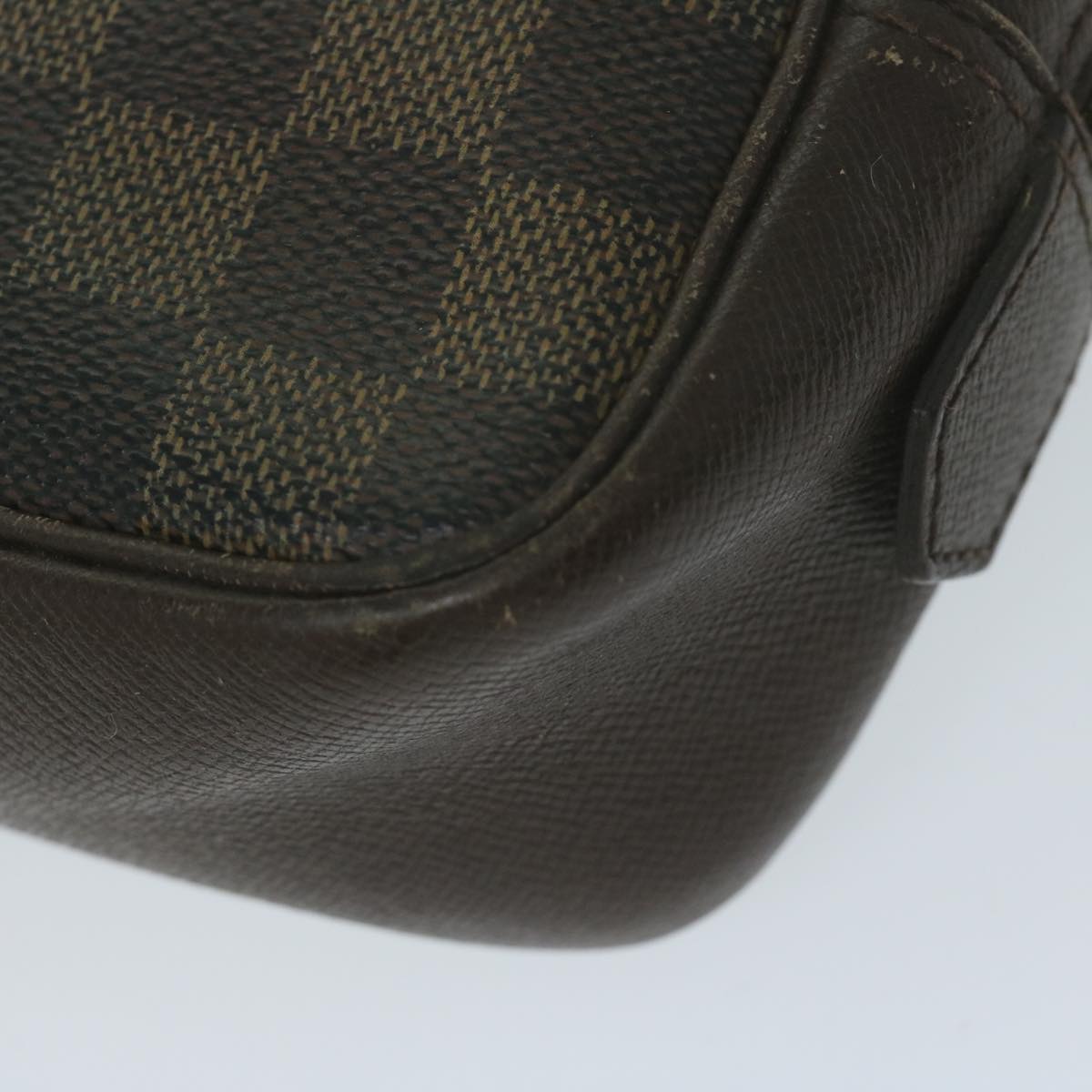 LOUIS VUITTON Damier Ebene Trousse Toilette Clutch Bag N47623 LV 64298