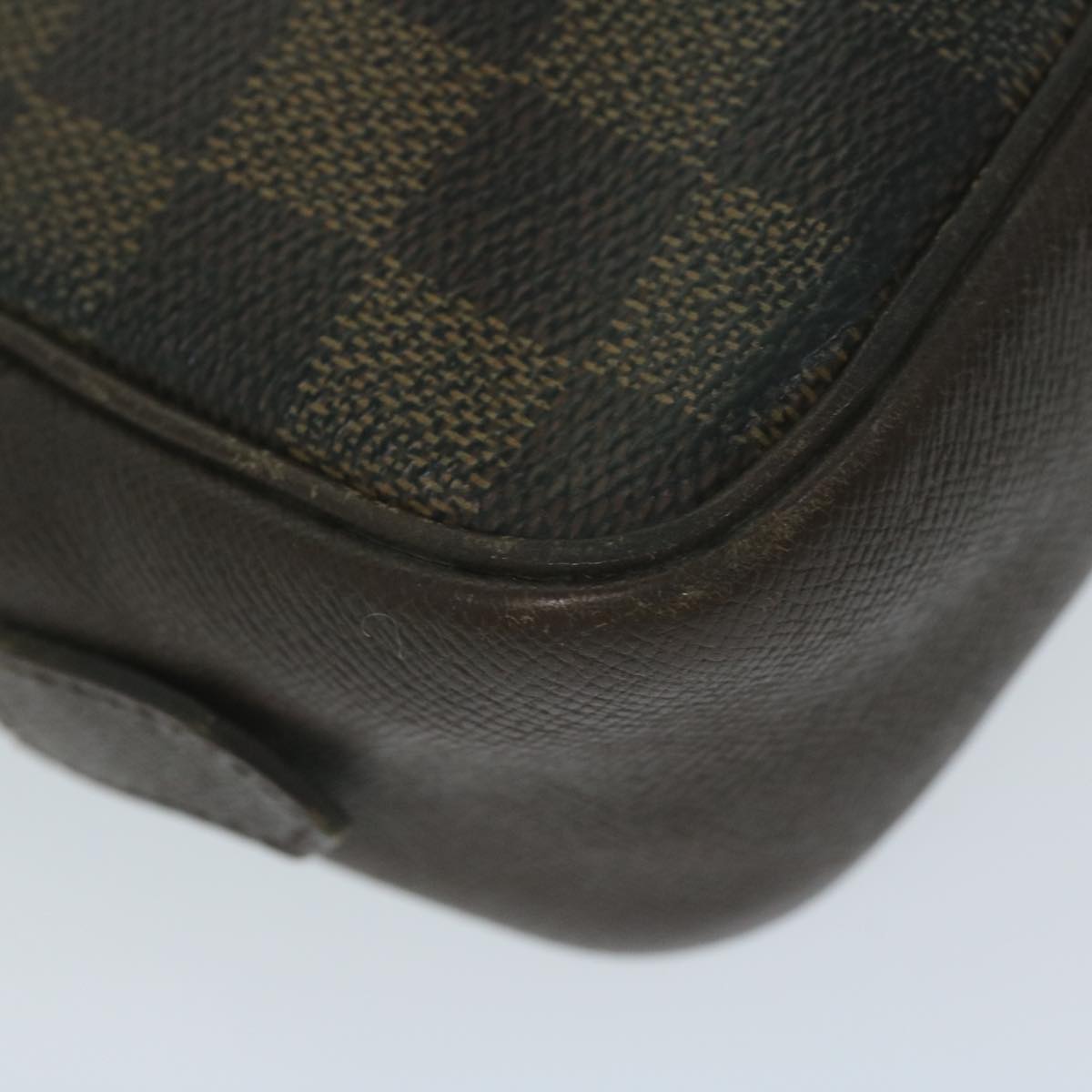 LOUIS VUITTON Damier Ebene Trousse Toilette Clutch Bag N47623 LV 64298