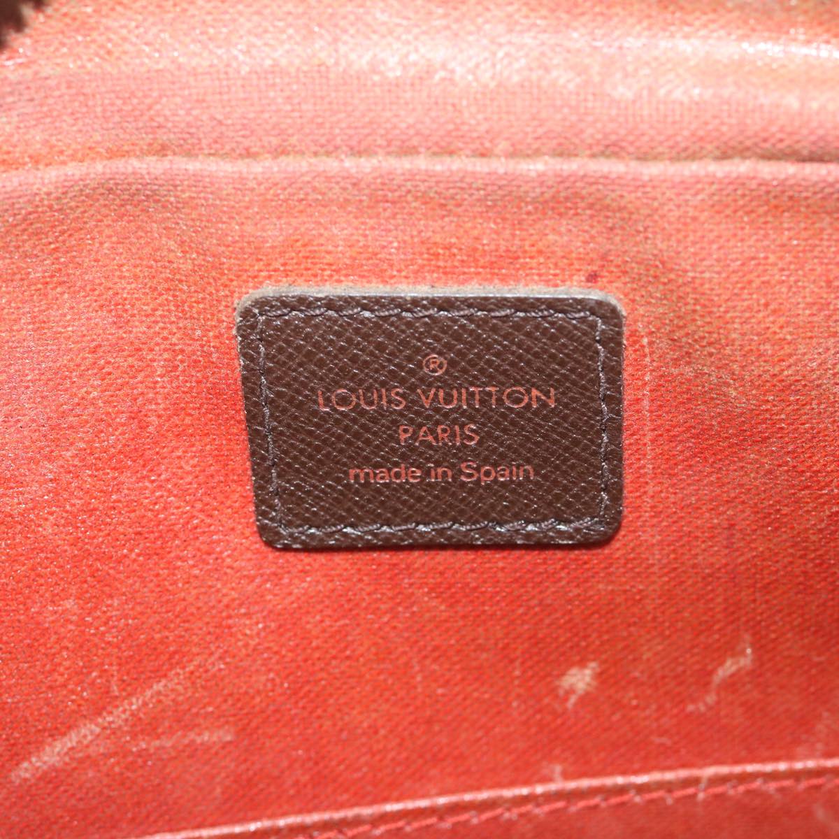 LOUIS VUITTON Damier Ebene Trousse Toilette Clutch Bag N47623 LV 64298