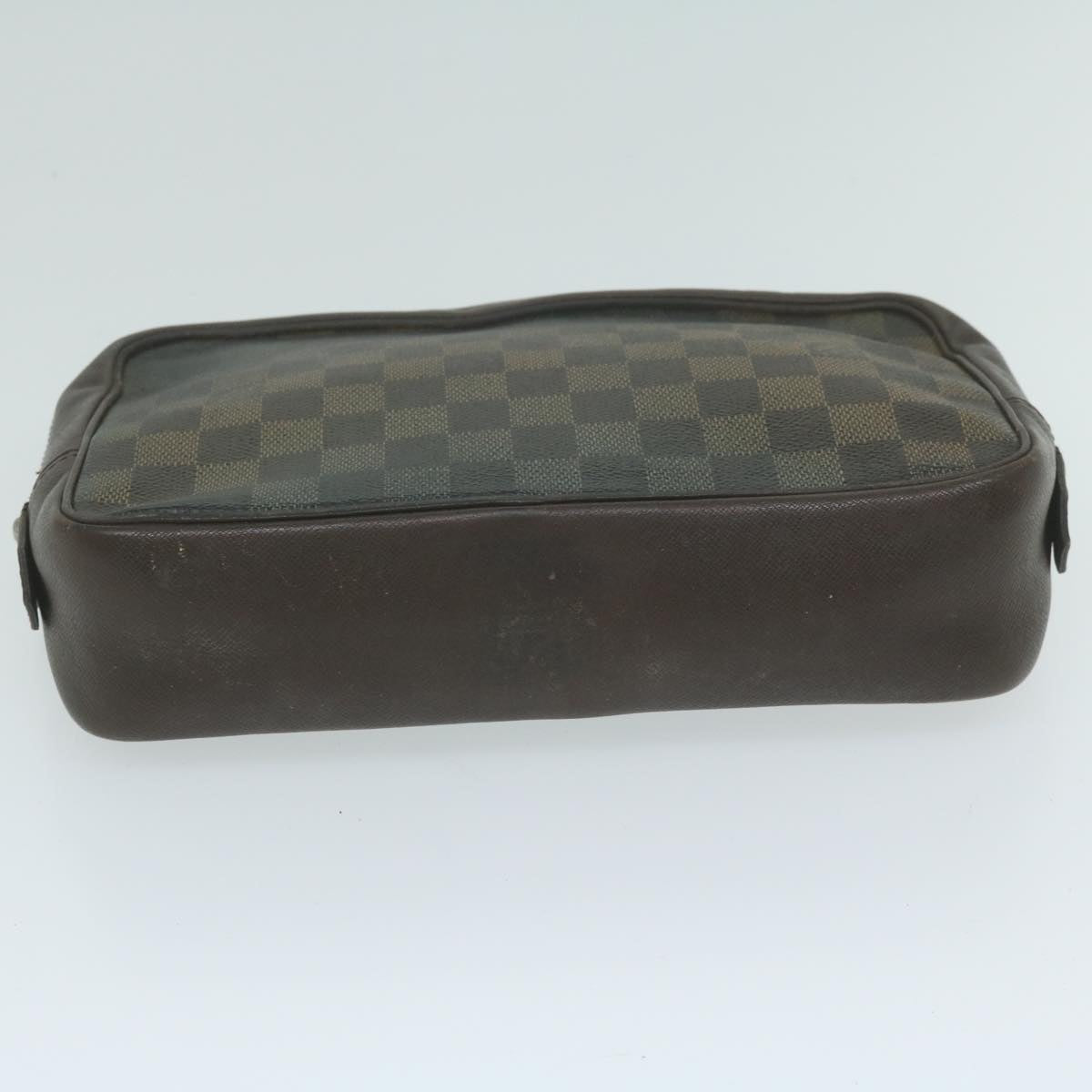 LOUIS VUITTON Damier Ebene Trousse Toilette Clutch Bag N47623 LV 64298