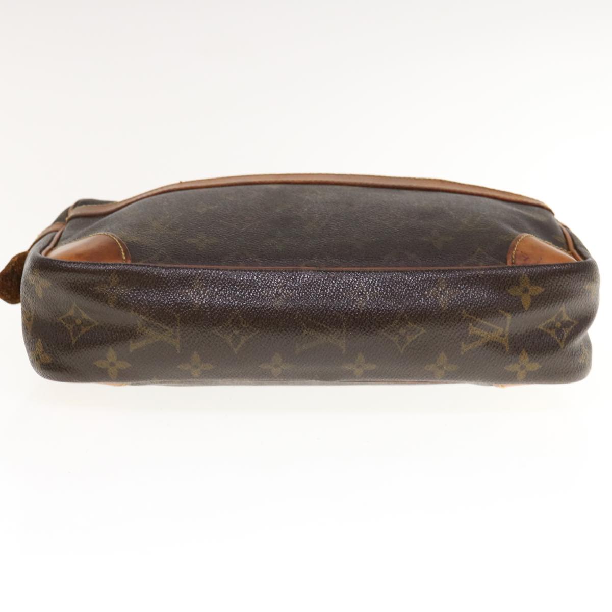 LOUIS VUITTON Monogram Compiegne 28 Clutch Bag M51845 LV 64302