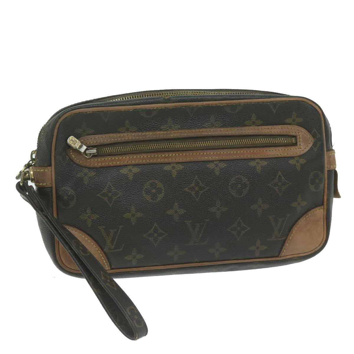 LOUIS VUITTON Monogram Marly Dragonne GM Clutch Bag M51825 LV 64304
