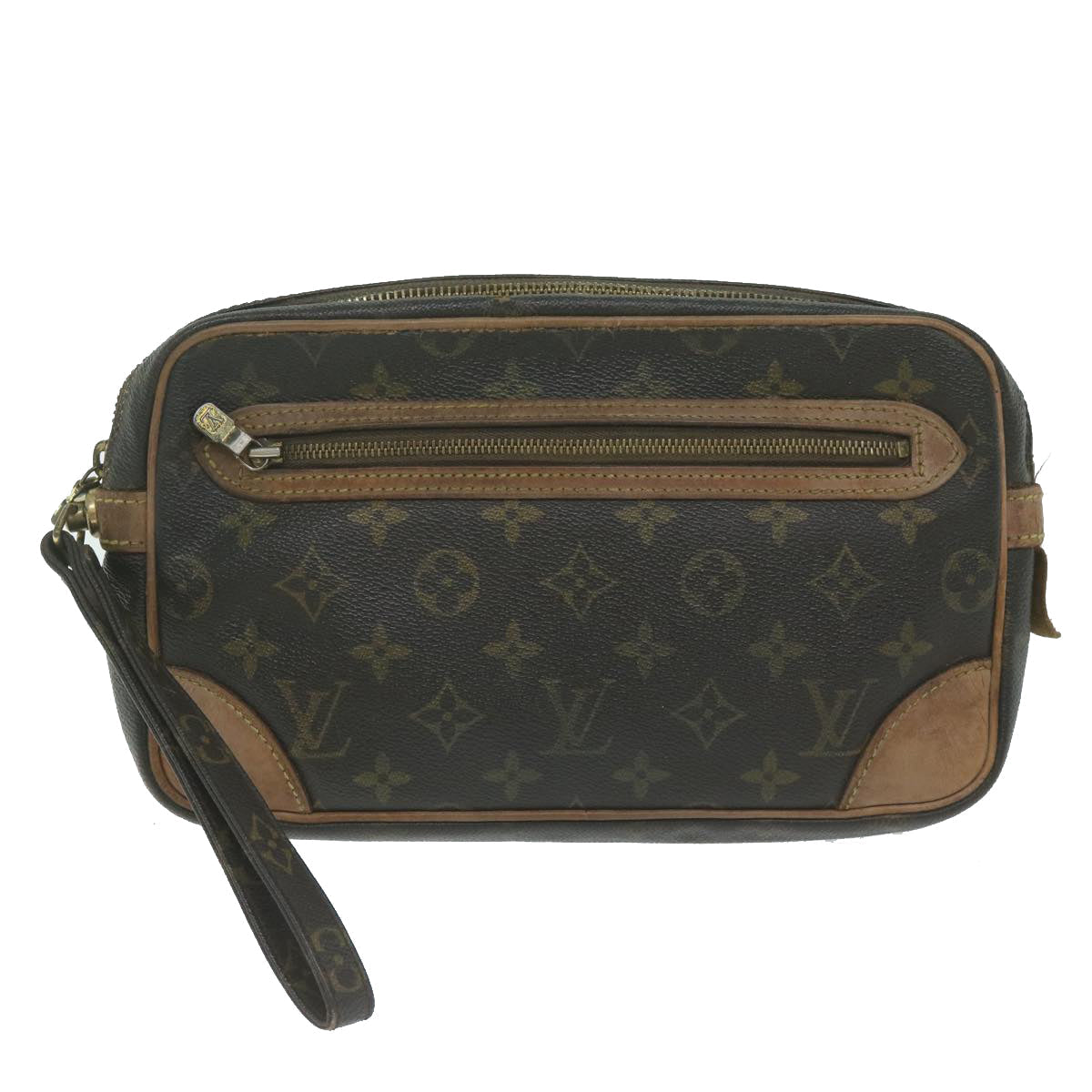 LOUIS VUITTON Monogram Marly Dragonne GM Clutch Bag M51825 LV 64304