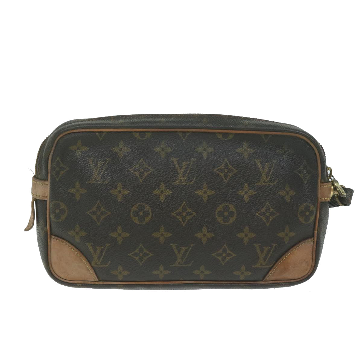 LOUIS VUITTON Monogram Marly Dragonne GM Clutch Bag M51825 LV 64304