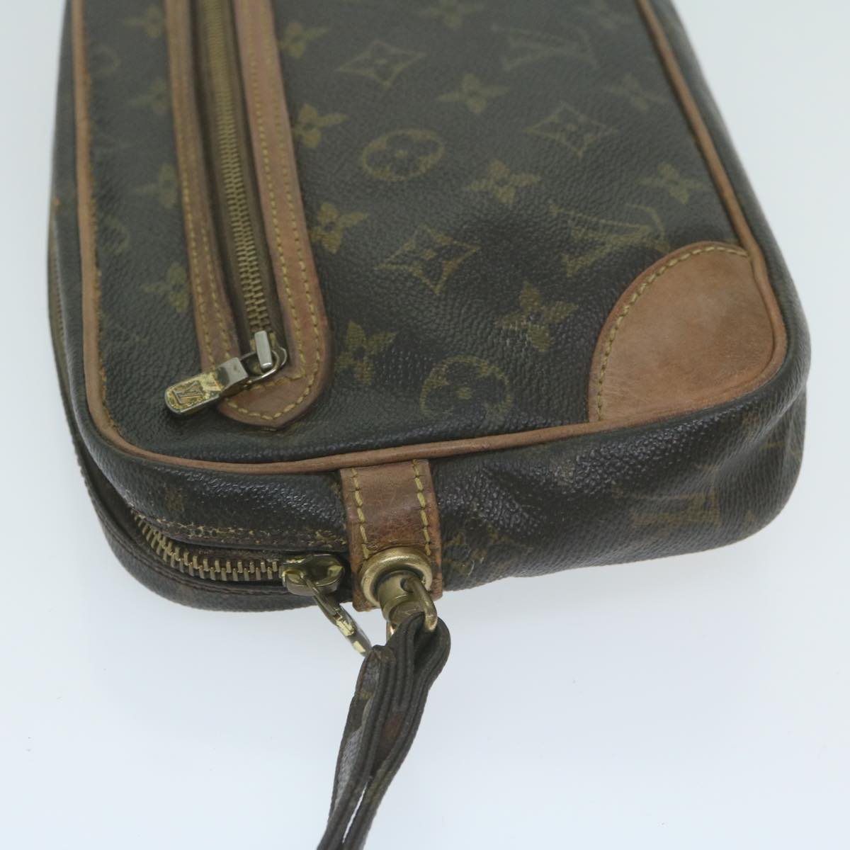 LOUIS VUITTON Monogram Marly Dragonne GM Clutch Bag M51825 LV 64304
